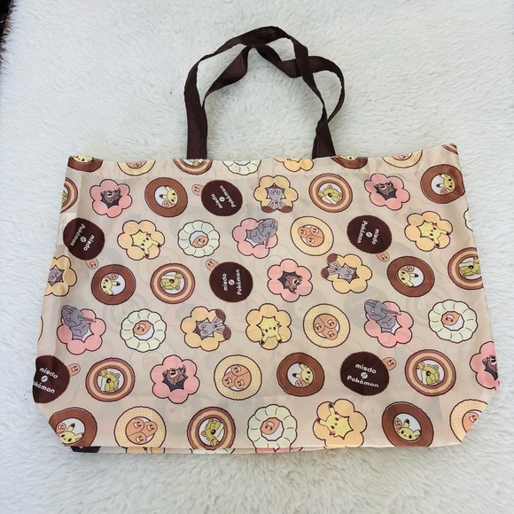 Misdo Pokemon Nylon Shopping/Tote bag 13.5”x20”x5” - Picture 4 of 12